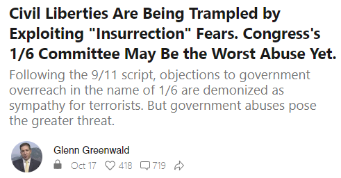 Article by Glenn Greenwald